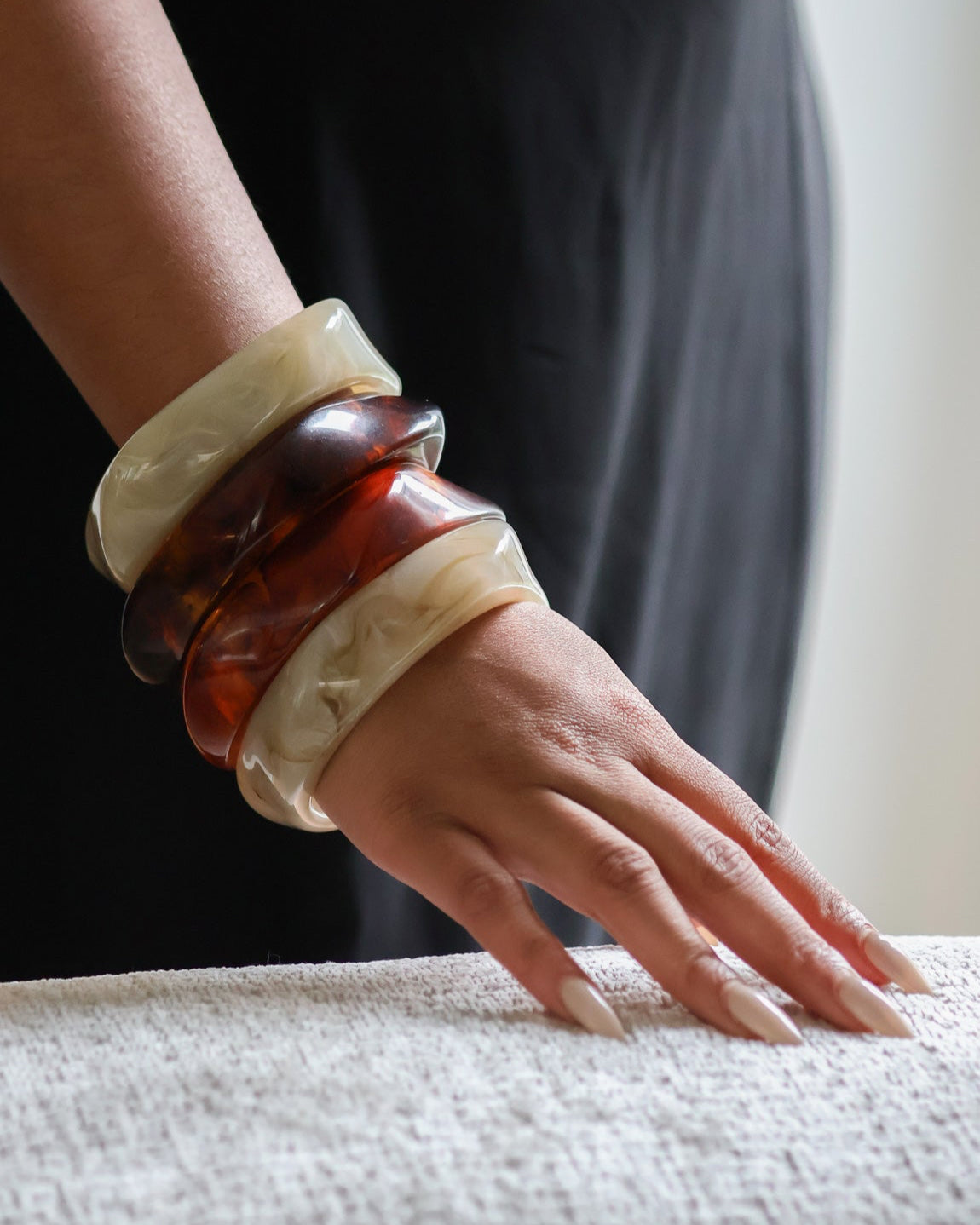 Clara Bangle - Espresso Glaze