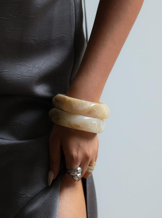 Clara Bangle - Latte Drip