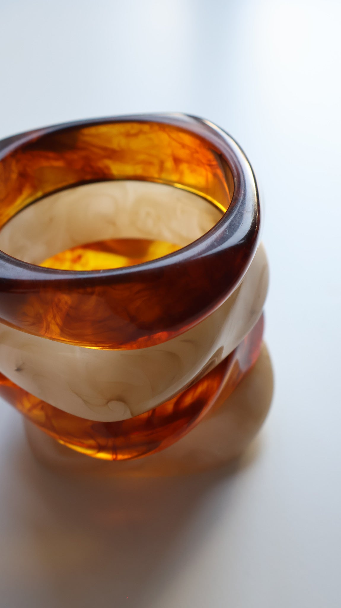 Clara Bangle - Latte Drip