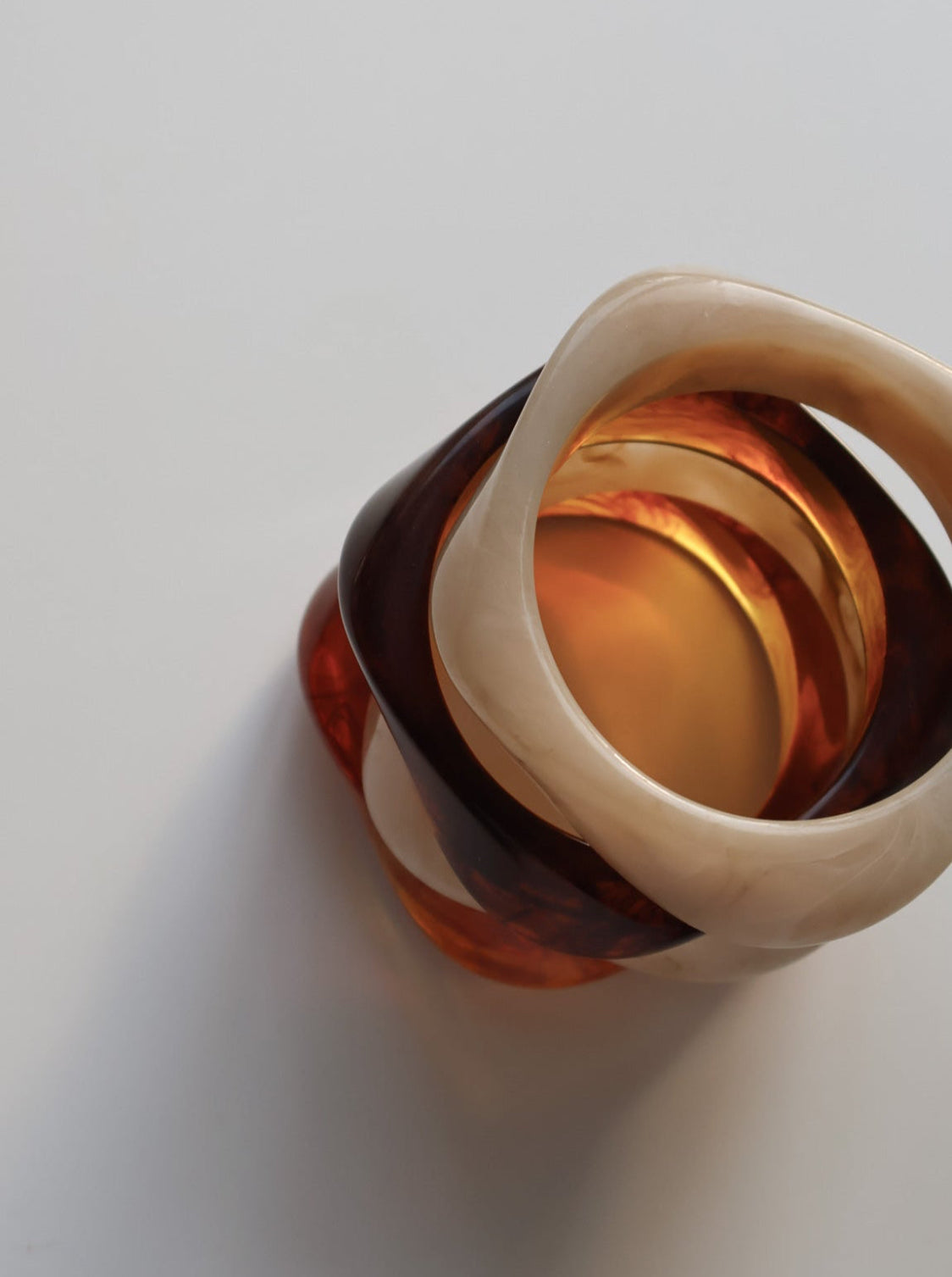 Clara Bangle stack - ( Dark Roast, Latte drip, Haidi cuff)