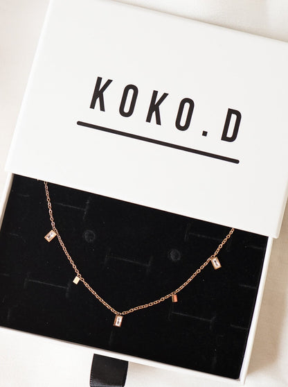 Demi Zircon Drop Necklace