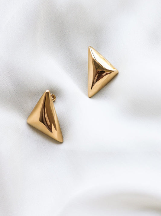 Cora Triangle Chunky Earrings