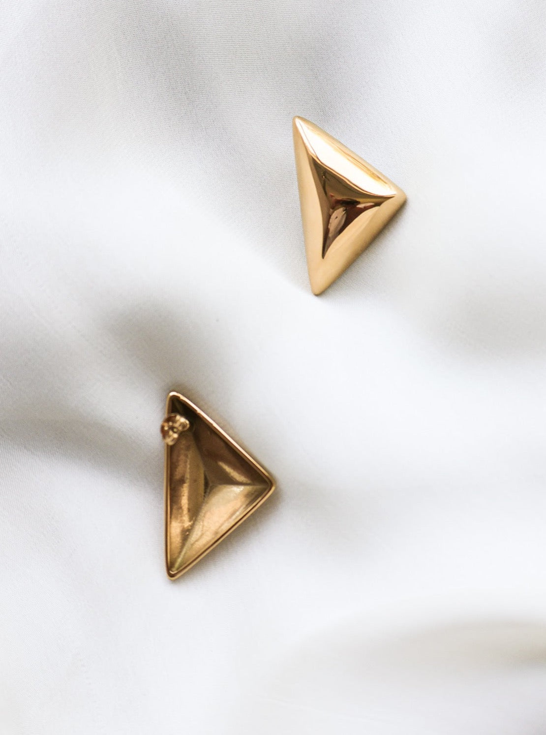 Cora Triangle Chunky Earrings