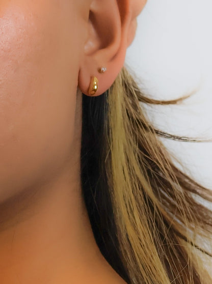 Lara Water Drop Stud Earring