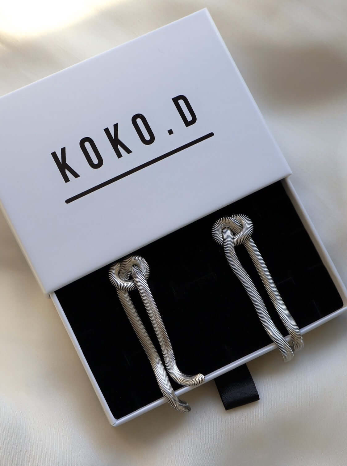 Kayo Drop Earrings | Silver