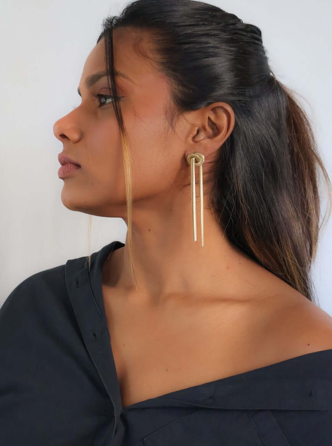 Kayo Drop Earrings | Gold